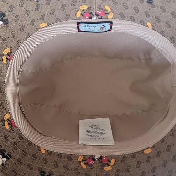 Gucci×Disney GG mickey mouse signature monogram bucket hat - Picture 4 of 7